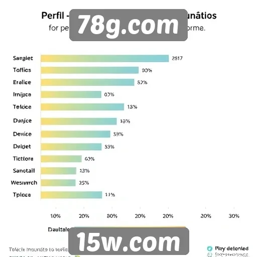 Perfil demográfico dos usuários ativos de 78g.com